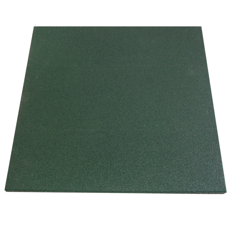 Nawierzchnia 50x50 cm na plac zabaw mata gumowa 20 mm GREEN