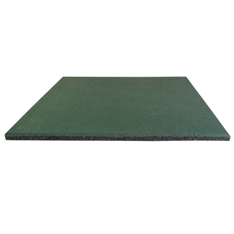 Nawierzchnia 50x50 cm na plac zabaw mata gumowa 20 mm GREEN