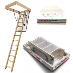 Schody Strychowe 4STEP GREENLINE 110x70 35mm