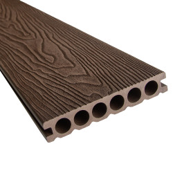 Deska tarasowa WPC 14x2,5x240 cm DARK BROWN podest tarasowy
