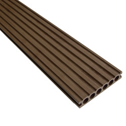 Deska tarasowa WPC 14x2,5x240 cm DARK BROWN podest tarasowy