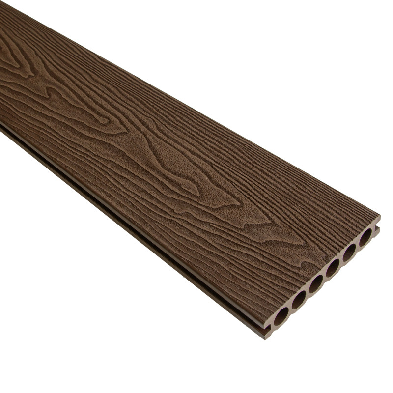 Deska tarasowa WPC 14x2,5x240 cm DARK BROWN podest tarasowy