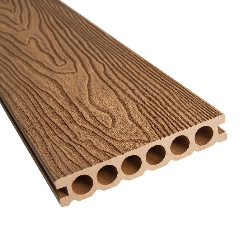 Deska tarasowa WPC 14x2,5x240 cm TEAK podest tarasowy