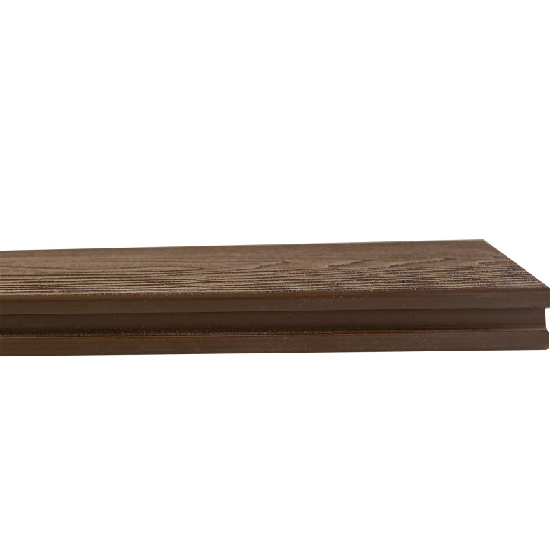 Deska tarasowa WPC 14x2,5x240 cm DARK BROWN podest tarasowy 5 szt. 1,68mkw kompozytowa