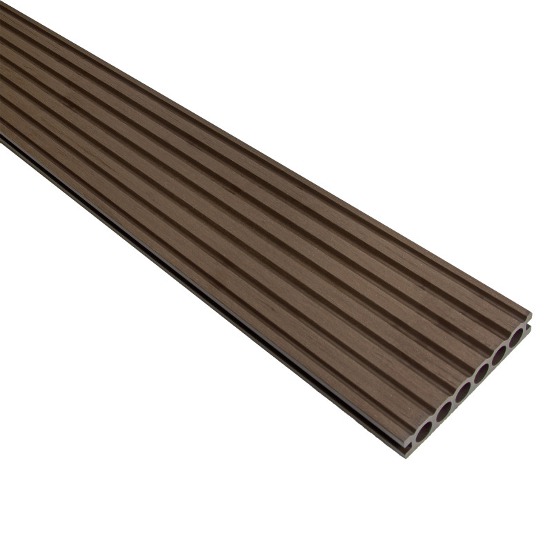 Deska tarasowa WPC 14x2,5x240 cm DARK BROWN podest tarasowy 5 szt. 1,68mkw kompozytowa