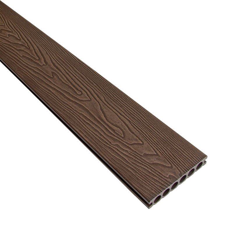 Deska tarasowa WPC 14x2,5x240 cm DARK BROWN podest tarasowy 5 szt. 1,68mkw kompozytowa