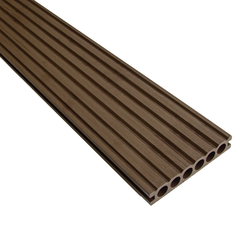 Deska tarasowa WPC 14x2,5x240 cm DARK BROWN podest tarasowy 5 szt. 1,68mkw kompozytowa