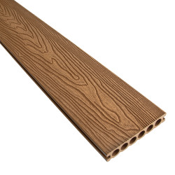 Deska tarasowa WPC 14x2,5x240 cm TEAK podest tarasowy 5 szt. 1,68mkw kompozytowa