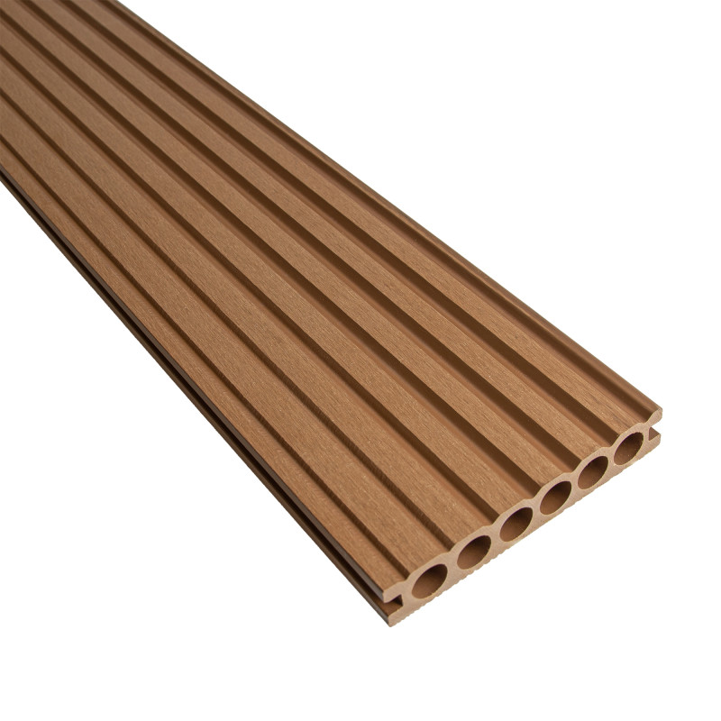 Deska tarasowa WPC 14x2,5x240 cm TEAK podest tarasowy 5 szt. 1,68mkw kompozytowa
