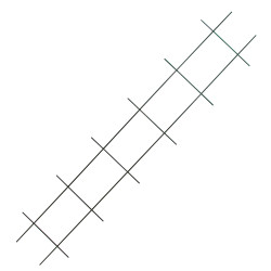 Podpora do Roślin Krata Zielona Prosta 150x30cm