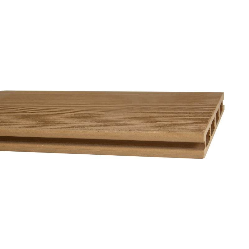 Deska tarasowa WPC 13,5x2,1x220 cm teak podest tarasowy 5 szt. 1,48mkw kompozytowa