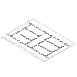 Baza 102x217x3 cm do Domku Stalowego 5m2 z drewutnią