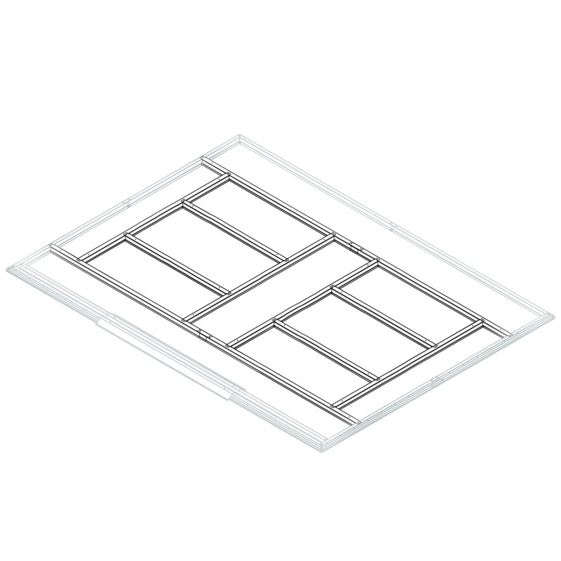 Baza 102x217x3 cm do Domku Stalowego 5m2 z drewutnią