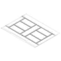 Baza 124x243x3 cm do Domku Stalowego 6m2 z drewutnią