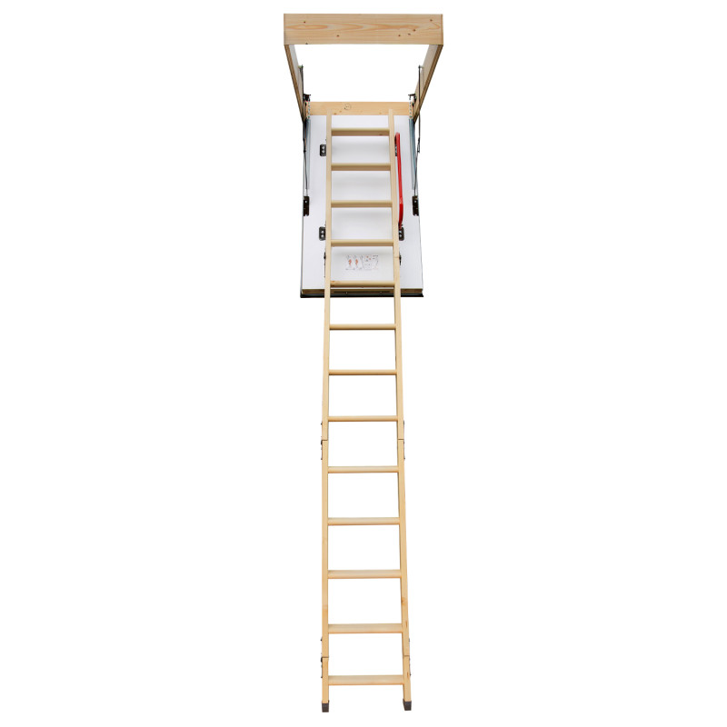 Drewniane schody strychowe NORDIC 130x60 H-305 87mm + Dodatkowa uszczelka