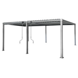 Pergola ogrodowa multiklimatyczna 3x6 z regulowanym stalowym dachem 18mkw