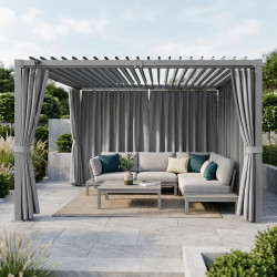 Pergola ogrodowa multiklimatyczna 3x4 z regulowanym stalowym dachem 12mkw