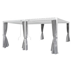 Zestaw zasłon do pergoli multiklimatycznej 3x6m