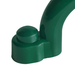 Zestaw akcesoriów na plac zabaw GREEN siedzisko kwiatek trapez drążki uchwyty CIEMNOZIELONY