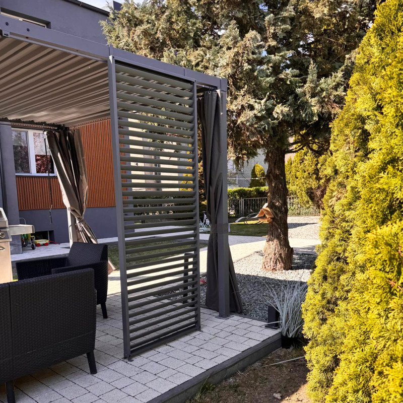 Żaluzja metalowa 84x215 cm do pergoli