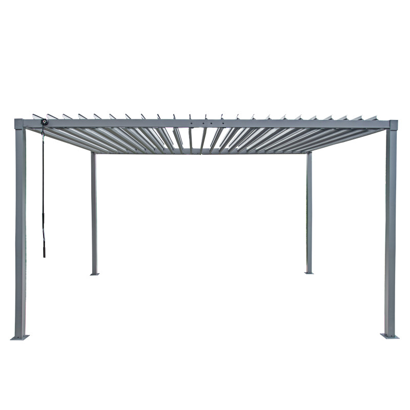 Pergola ogrodowa multiklimatyczna 3x4 z regulowanym stalowym dachem 12mkw