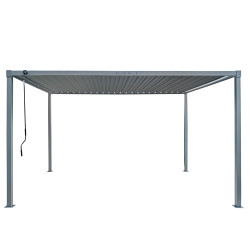 Pergola ogrodowa multiklimatyczna 3x4 z regulowanym stalowym dachem 12mkw