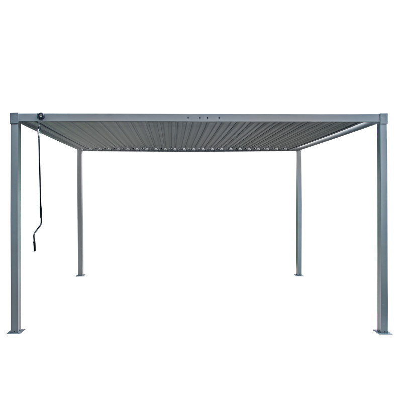 Pergola ogrodowa multiklimatyczna 3x4 z regulowanym stalowym dachem 12mkw