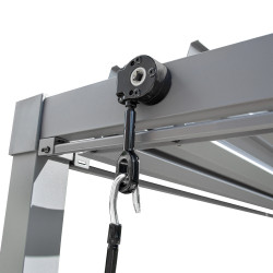 Pergola ogrodowa multiklimatyczna 3x4 z regulowanym stalowym dachem 12mkw
