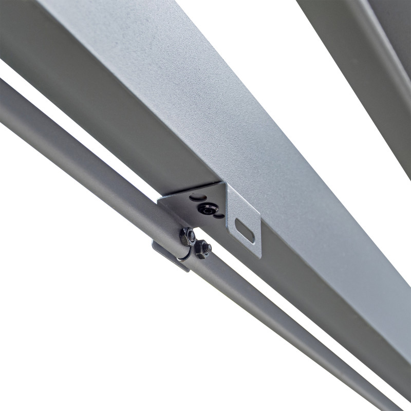 Pergola ogrodowa multiklimatyczna 3x3 z regulowanym stalowym dachem 9mkw
