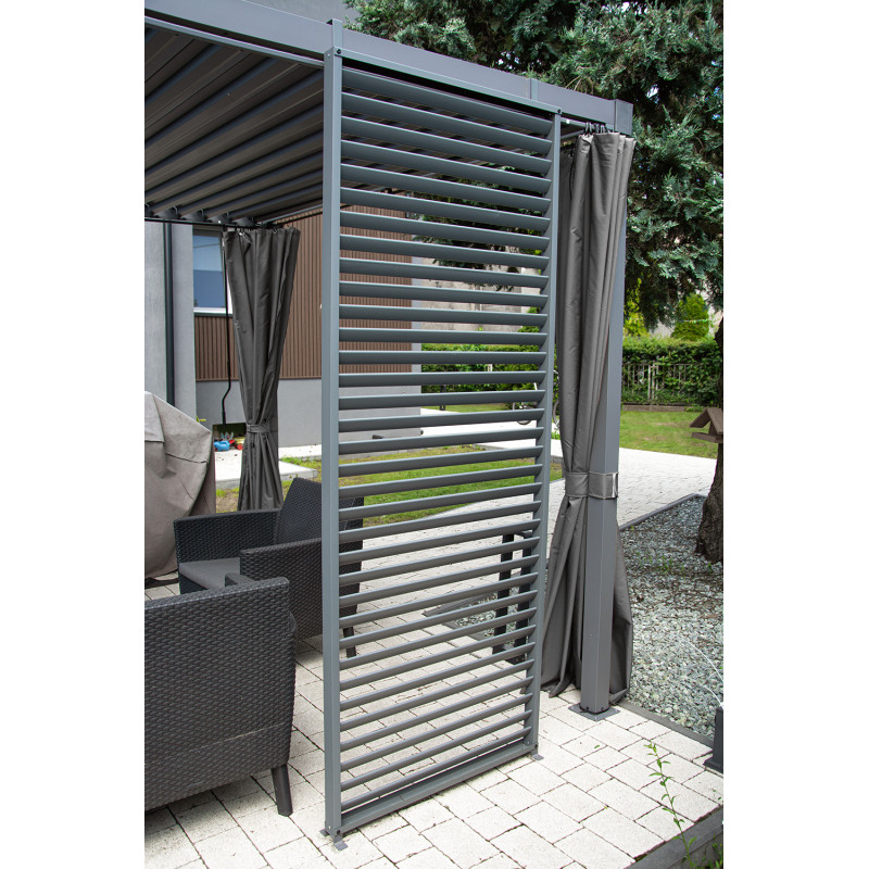 Pergola ogrodowa multiklimatyczna 3x4 z regulowanym stalowym dachem 12mkw