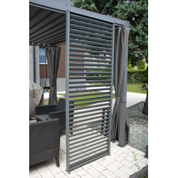 Pergola ogrodowa multiklimatyczna 3x6 z regulowanym stalowym dachem 18mkw
