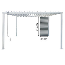 Żaluzja metalowa 84x215 cm do pergoli