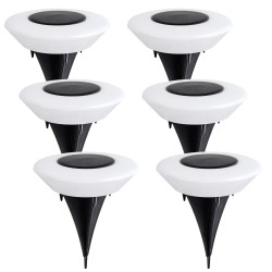 Lampka solarna ogrodowa Nocny Szlak 12,5 cm do ogrodu - zestaw 6 sztuk