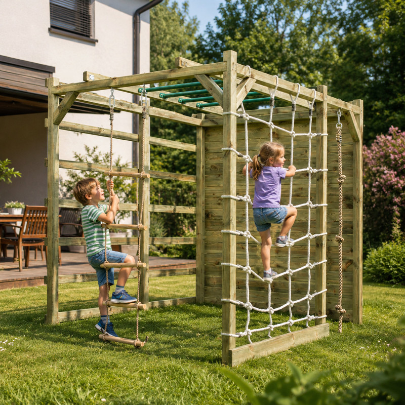 Plac zabaw Cubic Gamma 225x185 wys.210 cm Kostka