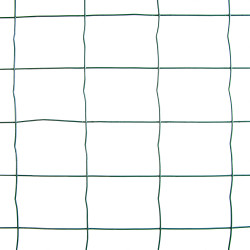 Siatka zgrzewana zielona PCV 1,5x10m ogrodzenie 75x100mm