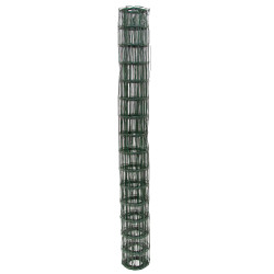 Siatka zgrzewana zielona PCV 1,5x10m ogrodzenie 75x100mm