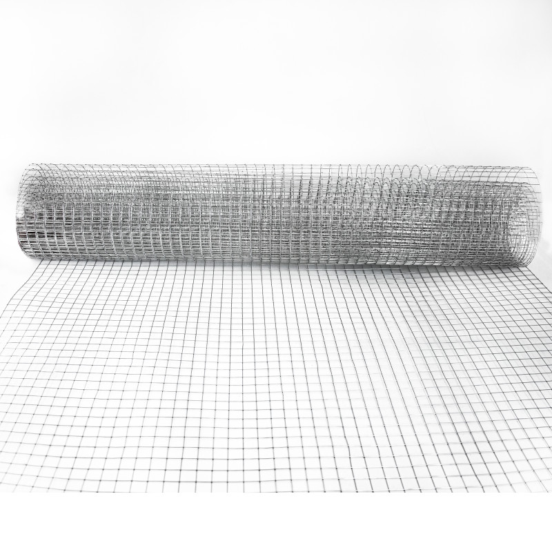 Siatka zgrzewana ocynkowana kratka 0.5x5m ogrodzenie 13x13mm