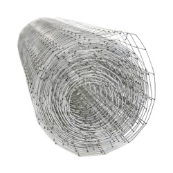 Siatka zgrzewana ocynkowana kratka 0.5x5m ogrodzenie 13x13mm