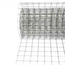 Siatka zgrzewana ocynkowana kratka 0.5x5m ogrodzenie 13x13mm
