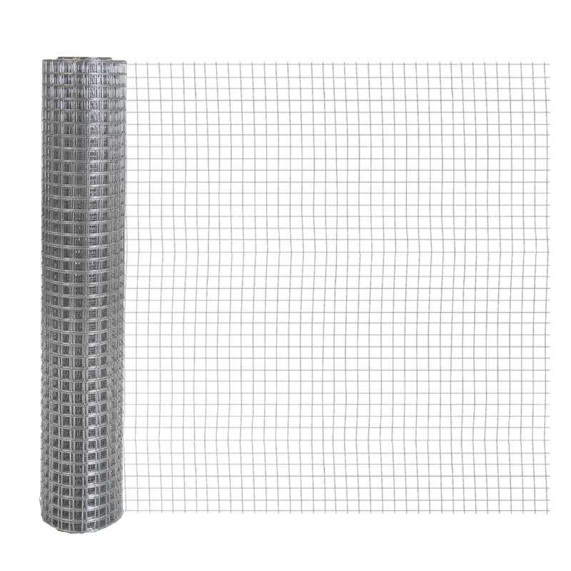 Siatka zgrzewana ocynkowana kratka 0.5x5m ogrodzenie 13x13mm