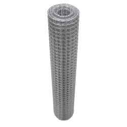 Siatka zgrzewana ocynkowana kratka 0.5x5m ogrodzenie 13x13mm