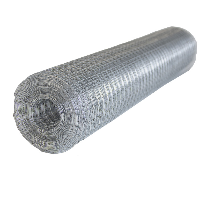 Siatka zgrzewana ocynkowana kratka 0.5x5m ogrodzenie 13x13mm