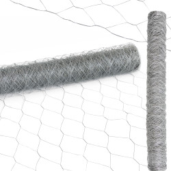 Siatka hexagonalna ocynkowana druciana 0,5x10m ogrodzenie 50x50mm