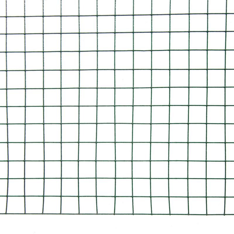 Siatka zgrzewana PCV 0,5x5m ogrodzenie kratka 13x13mm