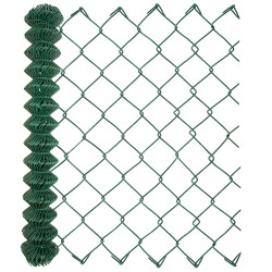 Siatka ogrodzeniowa pleciona zielona 150 cm 10 m drut 3,6 mm oczko 75x75 mm