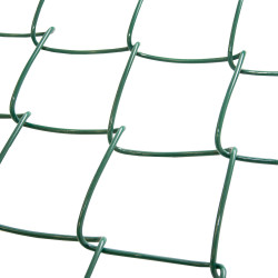 Siatka ogrodzeniowa pleciona zielona 150 cm 10 m drut 3,6 mm oczko 75x75 mm