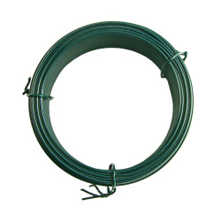 Drut wiązałkowy PCV zielony rolka 50 m grubość 1,2 mm
