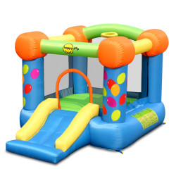 Dmuchany zamek PARTY SLIDE dmuchawa HappyHop + KOSZ
