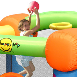 Dmuchany zamek PARTY SLIDE dmuchawa HappyHop + KOSZ