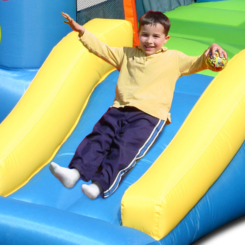 Dmuchany zamek PARTY SLIDE dmuchawa HappyHop + KOSZ